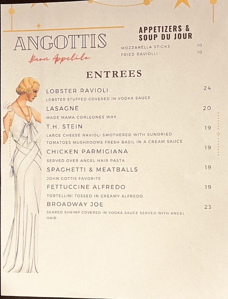 Angottis Italian Restaurant Menu image 3
